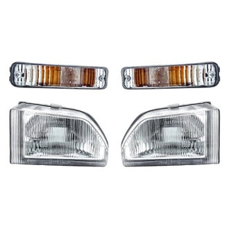 Replacement - 4-Piece Kit (Driver and Passenger Side Fog Lights, Driver and Passenger Side Turn Signal/Parking Lights) (Standard Line)