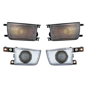 Replacement - 4-Piece Kit (Driver and Passenger Side Fog Lights, Driver and Passenger Side Turn Signal/Parking Lights) (Standard Line)