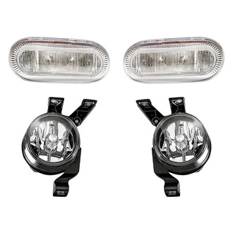 Replacement - 4-Piece Kit (Driver and Passenger Side Fog Lights, Driver and Passenger Side Marker Lights) (Standard Line)