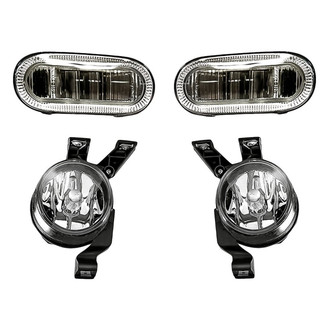 Replacement - 4-Piece Kit (Driver and Passenger Side Fog Lights, Driver and Passenger Side Marker Lights) (Standard Line)