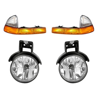 Replacement BNDL-282963 - 4-Piece Kit (Driver and Passenger Side Fog Lights, Driver and Passenger Side Turn Signal/Parking Lights) (Standard Line)