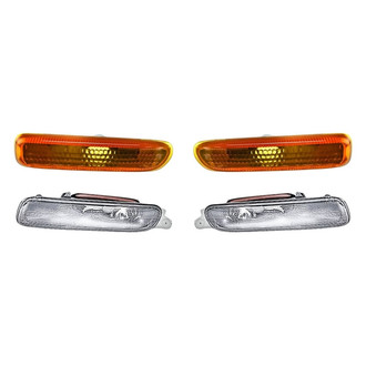 Replacement - 4-Piece Kit (Driver and Passenger Side Fog Lights, Driver and Passenger Side Marker Lights) (Standard Line)