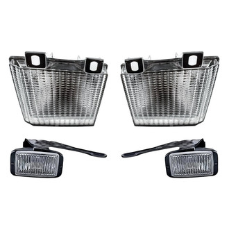 Replacement - 4-Piece Kit (Driver and Passenger Side Fog Lights, Driver and Passenger Side Turn Signal/Parking Lights) (Standard Line)