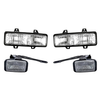 Replacement - 4-Piece Kit (Driver and Passenger Side Fog Lights, Driver and Passenger Side Turn Signal/Parking Lights) (Standard Line)