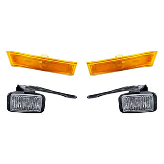 Replacement - 4-Piece Kit (Driver and Passenger Side Fog Lights, Driver and Passenger Side Marker Lights) (Standard Line)