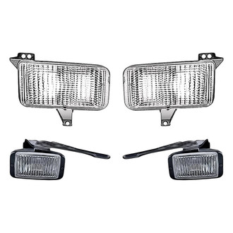 Replacement - 4-Piece Kit (Driver and Passenger Side Fog Lights, Driver and Passenger Side Turn Signal/Parking Lights) (Standard Line)