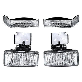 Replacement - 4-Piece Kit (Driver and Passenger Side Fog Lights, Driver and Passenger Side Turn Signal/Parking Lights) (Standard Line)