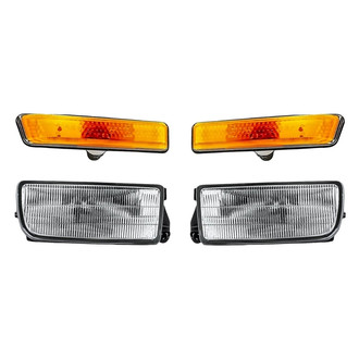 Replacement - 4-Piece Kit (Driver and Passenger Side Fog Lights, Driver and Passenger Side Marker Lights) (Standard Line)