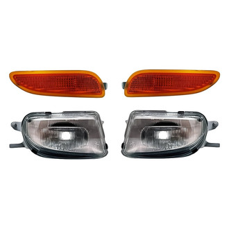 Replacement - 4-Piece Kit (Driver and Passenger Side Fog Lights, Driver and Passenger Side Marker Lights) (Standard Line)