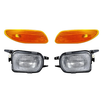 Replacement - 4-Piece Kit (Driver and Passenger Side Fog Lights, Driver and Passenger Side Marker Lights) (Standard Line)