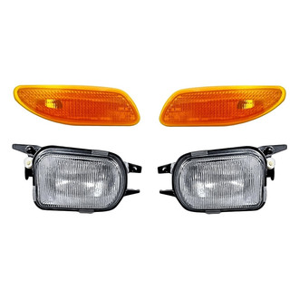 Replacement - 4-Piece Kit (Driver and Passenger Side Fog Lights, Driver and Passenger Side Marker Lights) (Standard Line)