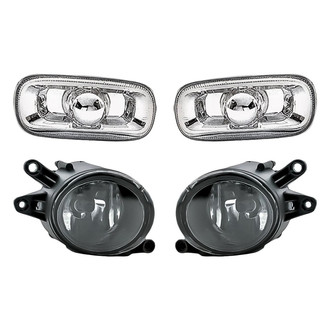Replacement - 4-Piece Kit (Driver and Passenger Side Fog Lights, Driver and Passenger Side Marker Lights) (Standard Line)