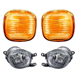 Replacement - 4-Piece Kit (Driver and Passenger Side Fog Lights, Driver and Passenger Side Marker Lights) (Standard Line)