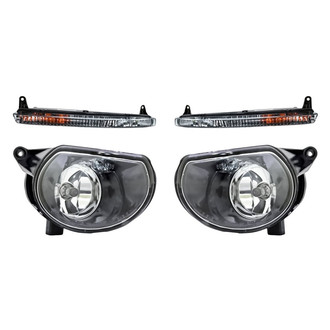 Replacement BNDL-283021 - 4-Piece Kit (Driver and Passenger Side Fog Lights, Driver and Passenger Side Turn Signal/Parking Lights) (Standard Line)