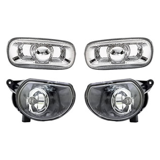 Replacement - 4-Piece Kit (Driver and Passenger Side Fog Lights, Driver and Passenger Side Marker Lights) (Standard Line)