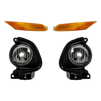Replacement - 4-Piece Kit (Driver and Passenger Side Fog Lights, Driver and Passenger Side Marker Lights) (Standard Line)
