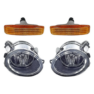 Replacement - 4-Piece Kit (Driver and Passenger Side Fog Lights, Driver and Passenger Side Marker Lights) (Standard Line)