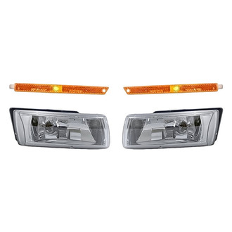 Replacement - 4-Piece Kit (Driver and Passenger Side Fog Lights, Driver and Passenger Side Marker Lights) (Standard Line)