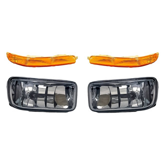 Replacement - 4-Piece Kit (Driver and Passenger Side Fog Lights, Driver and Passenger Side Turn Signal/Parking Lights) (Standard Line)
