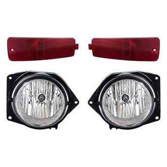 Replacement - 4-Piece Kit (Driver and Passenger Side Fog Lights, Driver and Passenger Side Rear Marker Lights) (Standard Line)