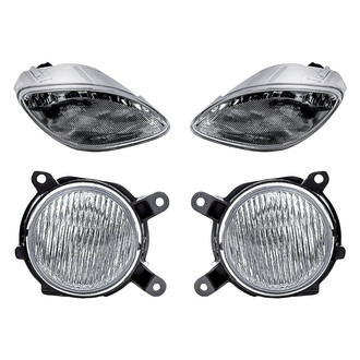 Replacement - 4-Piece Kit (Driver and Passenger Side Fog Lights, Driver and Passenger Side Turn Signal/Parking Lights) (Standard Line)