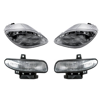 Replacement - 4-Piece Kit (Driver and Passenger Side Fog Lights, Driver and Passenger Side Turn Signal/Parking Lights) (Standard Line)
