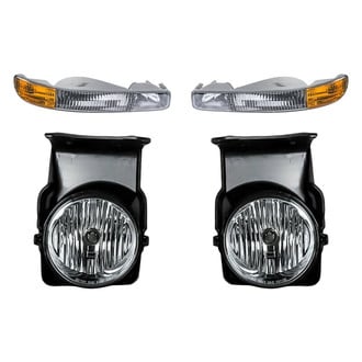 Replacement - 4-Piece Kit (Driver and Passenger Side Fog Lights, Driver and Passenger Side Turn Signal/Parking Lights)