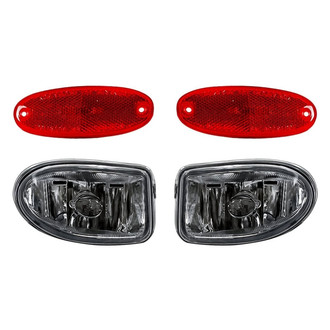 Replacement - 4-Piece Kit (Driver and Passenger Side Fog Lights, Driver and Passenger Side Rear Marker Lights) (Standard Line)