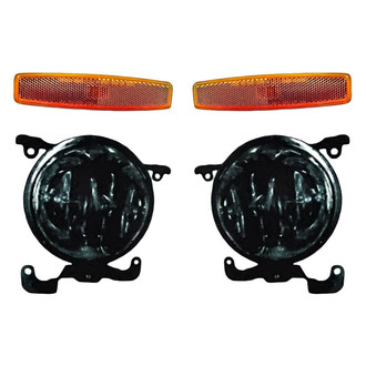Replacement - 4-Piece Kit (Driver and Passenger Side Fog Lights, Driver and Passenger Side Marker Lights) (Standard Line)
