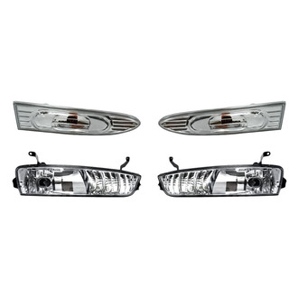 Replacement - 4-Piece Kit (Driver and Passenger Side Fog Lights, Driver and Passenger Side Marker Lights) (Standard Line)