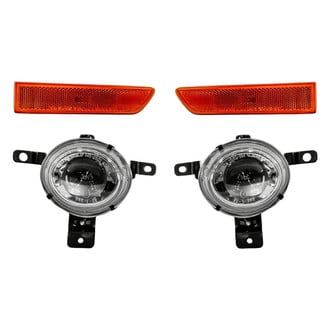 Replacement - 4-Piece Kit (Driver and Passenger Side Fog Lights, Driver and Passenger Side Marker Lights) (Standard Line)