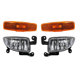 Replacement - 4-Piece Kit (Driver and Passenger Side Fog Lights, Driver and Passenger Side Marker Lights) (Standard Line)