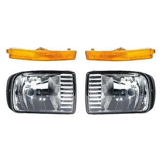 Replacement - 4-Piece Kit (Driver and Passenger Side Fog Lights, Driver and Passenger Side Marker Lights) (Standard Line)