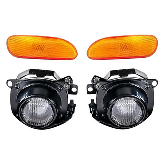 Replacement - 4-Piece Kit (Driver and Passenger Side Fog Lights, Driver and Passenger Side Marker Lights) (Standard Line)