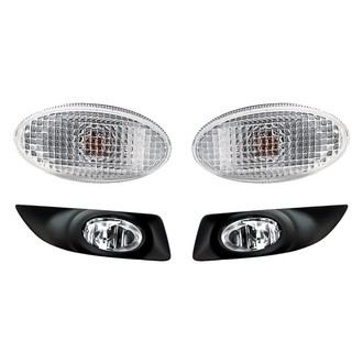 Replacement BNDL-283137 - 4-Piece Kit (Driver and Passenger Side Fog Lights, Driver and Passenger Side Marker Lights) (Standard Line)