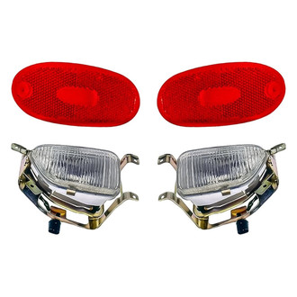 Replacement - 4-Piece Kit (Driver and Passenger Side Fog Lights, Driver and Passenger Side Marker Lights) (Standard Line)