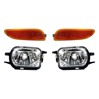 Replacement - 4-Piece Kit (Driver and Passenger Side Fog Lights, Driver and Passenger Side Marker Lights) (Standard Line)