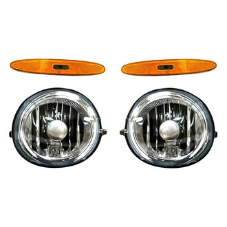 Replacement BNDL-283147 - 4-Piece Kit (Driver and Passenger Side Fog Lights, Driver and Passenger Side Marker Lights) (Standard Line)