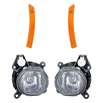 Replacement - 4-Piece Kit (Driver and Passenger Side Fog Lights, Driver and Passenger Side Marker Lights) (Standard Line)