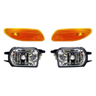 Replacement - 4-Piece Kit (Driver and Passenger Side Fog Lights, Driver and Passenger Side Marker Lights) (Standard Line)