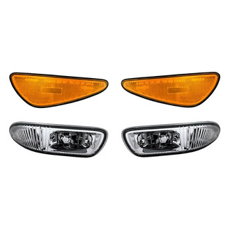 Replacement - 4-Piece Kit (Driver and Passenger Side Fog Lights, Driver and Passenger Side Marker Lights) (Standard Line)