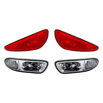 Replacement - 4-Piece Kit (Driver and Passenger Side Fog Lights, Driver and Passenger Side Rear Marker Lights) (Standard Line)