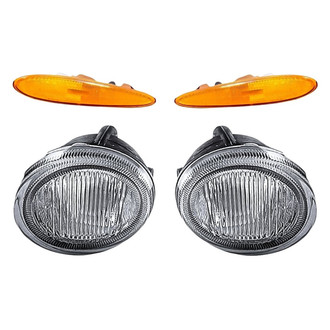 Replacement - 4-Piece Kit (Driver and Passenger Side Fog Lights, Driver and Passenger Side Marker Lights) (Standard Line)