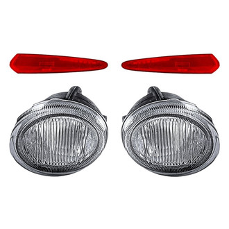Replacement - 4-Piece Kit (Driver and Passenger Side Fog Lights, Driver and Passenger Side Rear Marker Lights) (Standard Line)