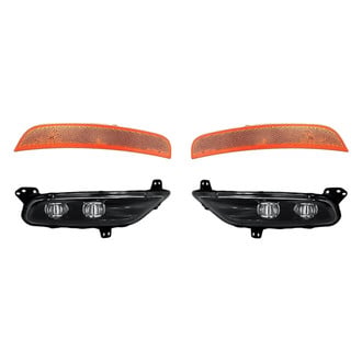 Replacement - 4-Piece Kit (Driver and Passenger Side Fog Lights, Driver and Passenger Side Marker Lights) (Standard Line)