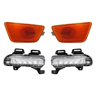 Replacement - 4-Piece Kit (Driver and Passenger Side Daytime Running Lights, Driver and Passenger Side Marker Lights)