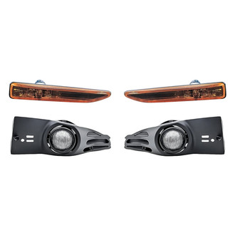 Replacement - 4-Piece Kit (Driver and Passenger Side Fog Lights, Driver and Passenger Side Marker Lights) (Standard Line)