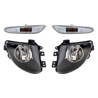 Replacement - 4-Piece Kit (Driver and Passenger Side Fog Lights, Driver and Passenger Side Marker Lights) (Standard Line)