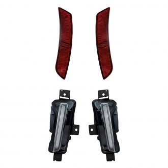Replacement - 4-Piece Kit (Driver and Passenger Side Daytime Running Lights, Driver and Passenger Side Rear Marker Lights) (Standard Line)
