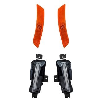 Replacement - 4-Piece Kit (Driver and Passenger Side Daytime Running Lights, Driver and Passenger Side Marker Lights) (Standard Line)